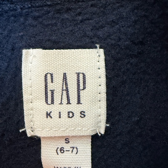 GAP Kids Navy Sweatpants & Matching Jacket with Pink Logo - Picture 5 of 8